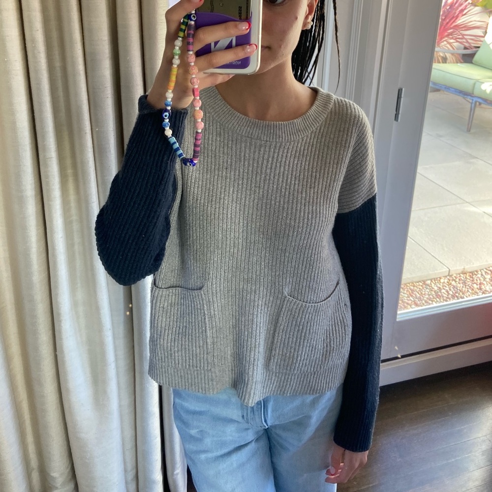 Madewell two tone sweater